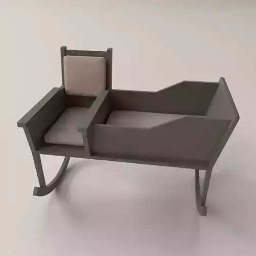 Baby Rocking Chair 3D model