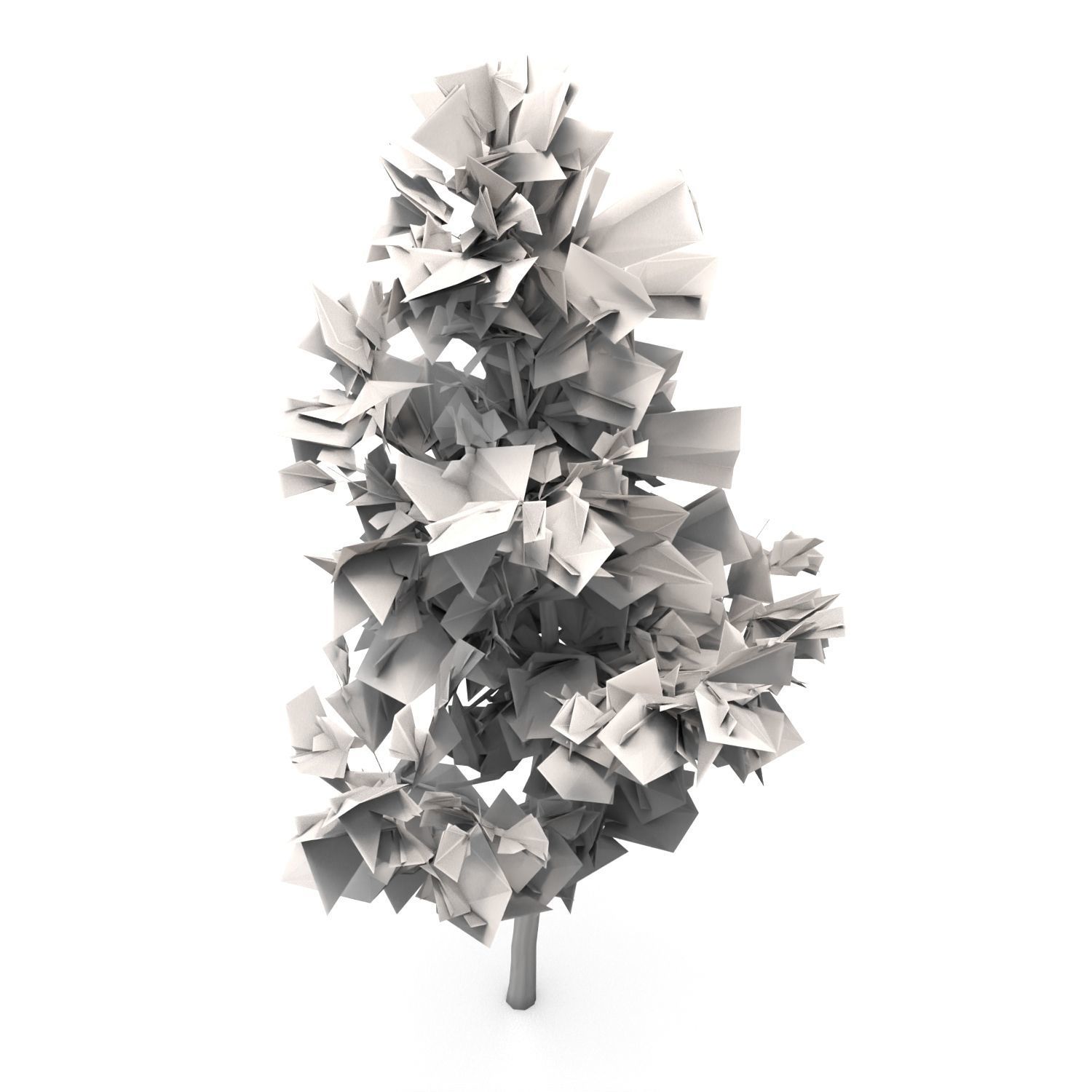 Low Poly Tree Bundle Game Ready Low-poly 3D model_14