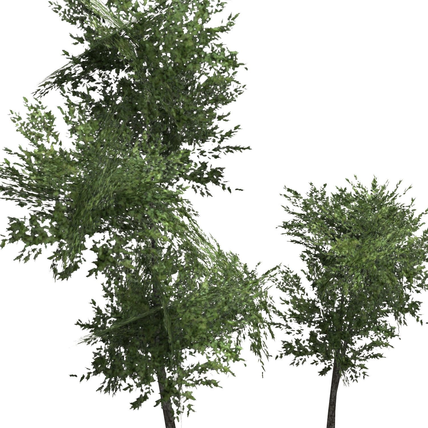 Low Poly Tree Bundle Game Ready Low-poly 3D model_32