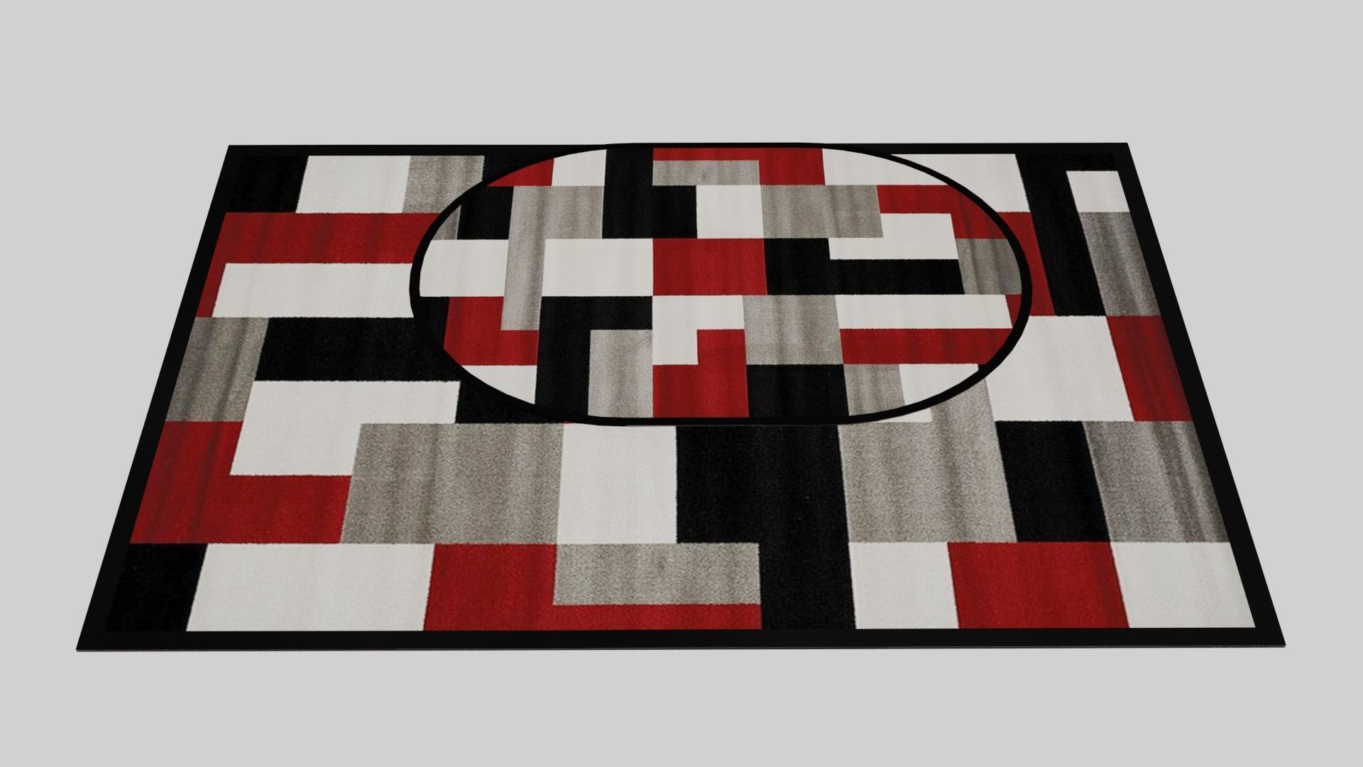 rug carpet 3D model_1