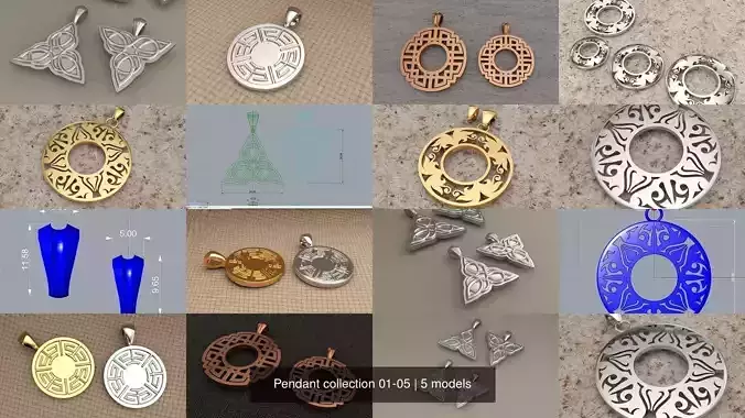 Pendant collection 01-05 