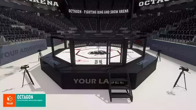 Octagon - fighting ring and show arena