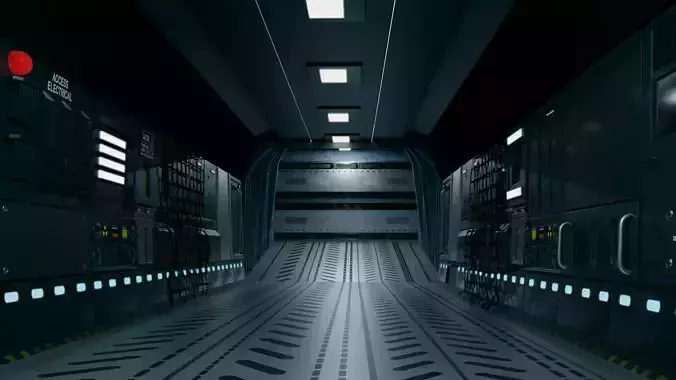 Interior of a cargo Plane