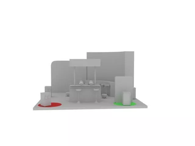 Exhibition Stall Free 3D model
