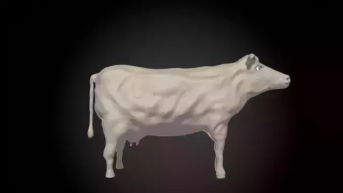 cartoon cow animal