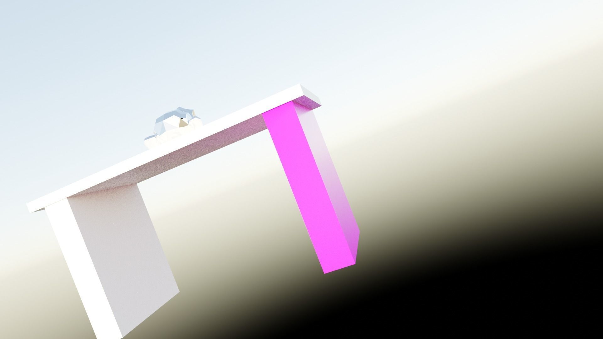 simple table 3D print model_2