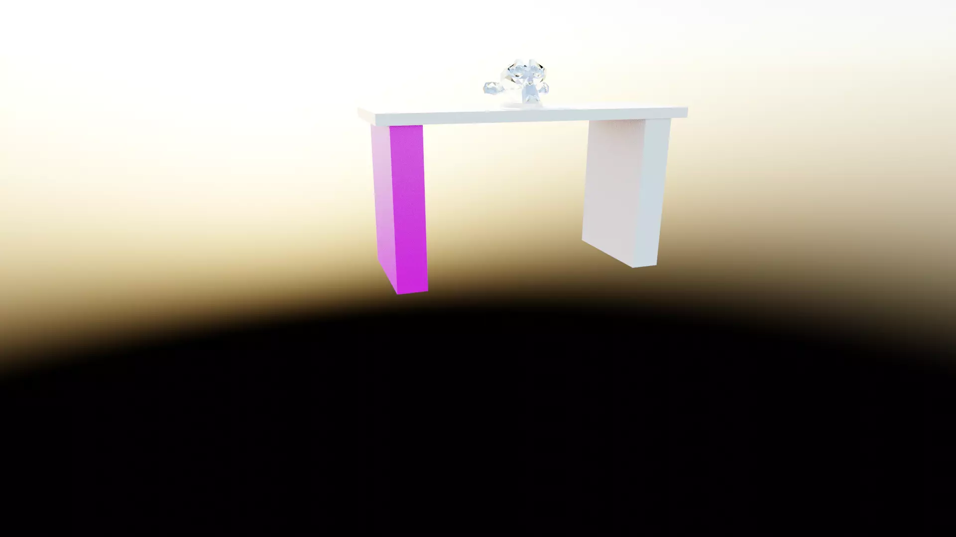 simple table 3D print model_0