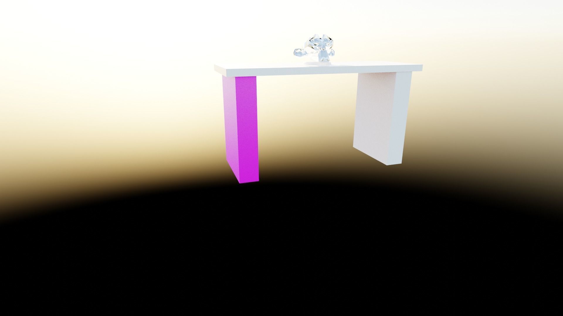 simple table 3D print model_1