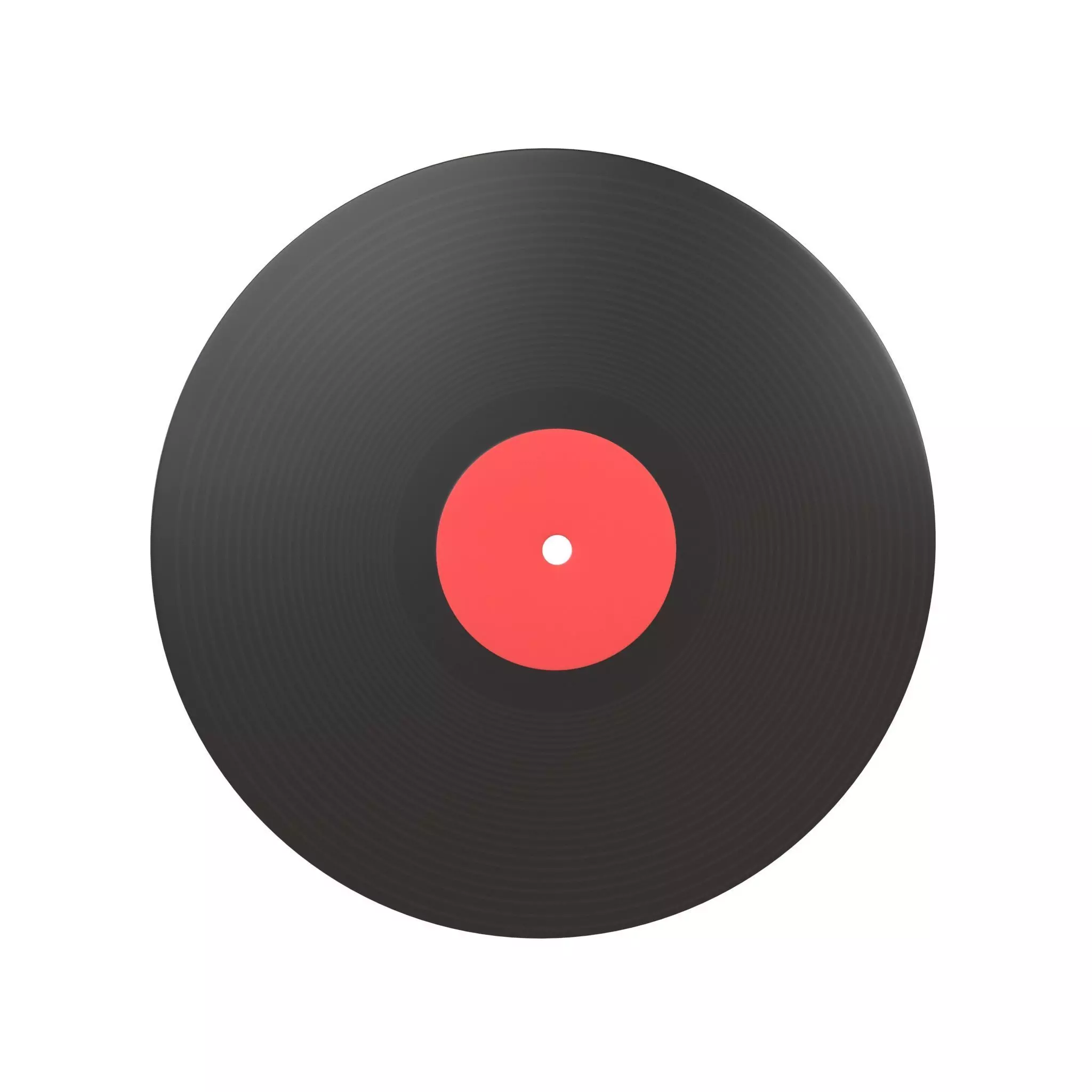 Vinyl Record v1 002 Low-poly 3D model_0
