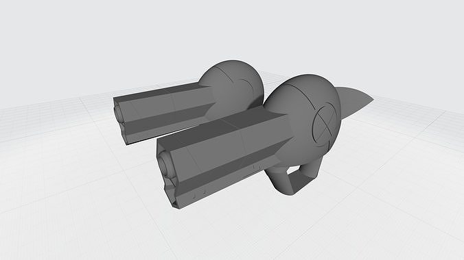 Rebecca gun - Eden Zero 3D print model