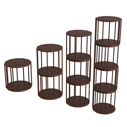 Cell Side Table 3D model