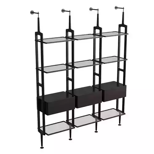 Aria Modular Bookcase 3D model