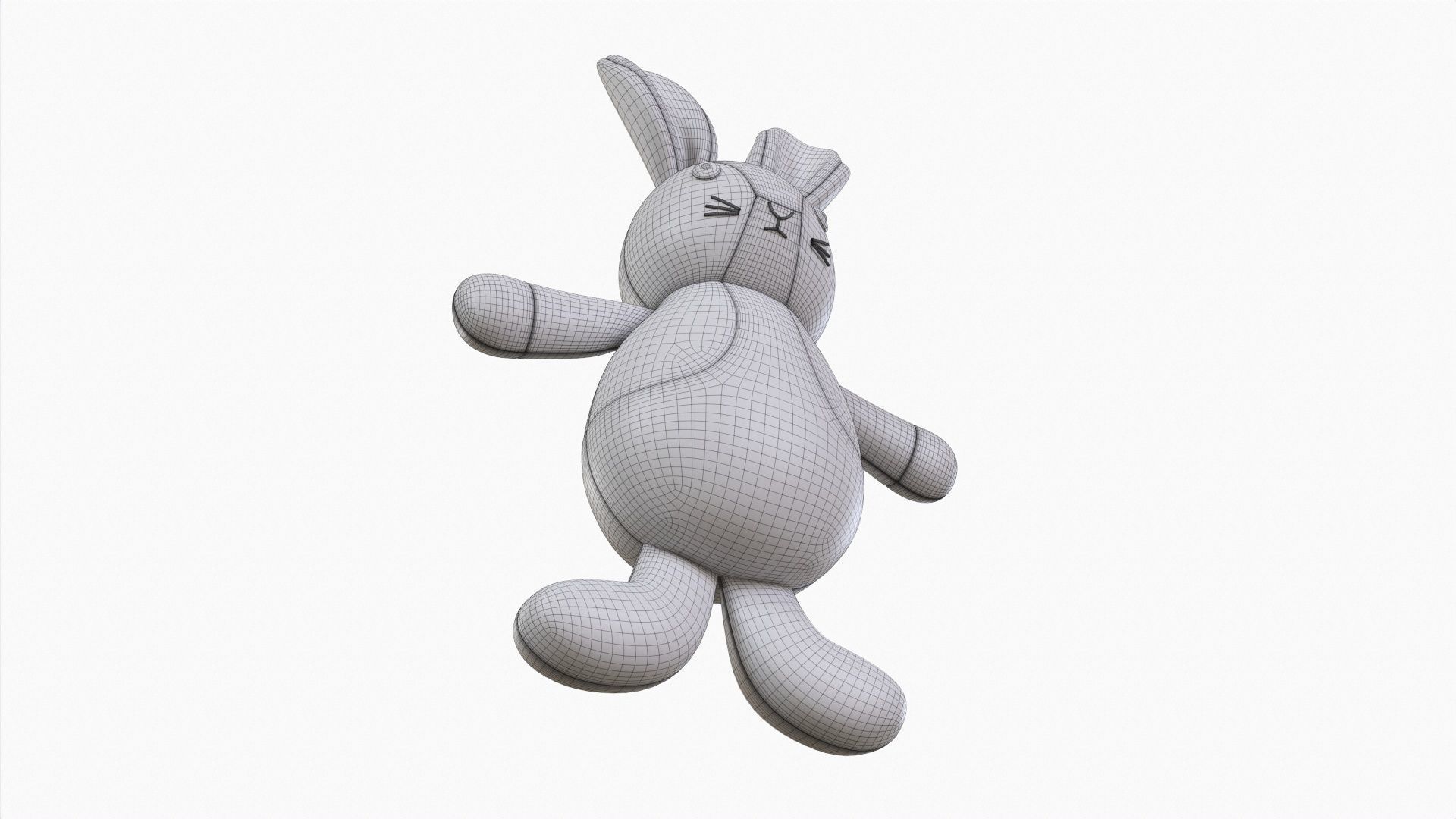 Toy bunny boy 3D model_8