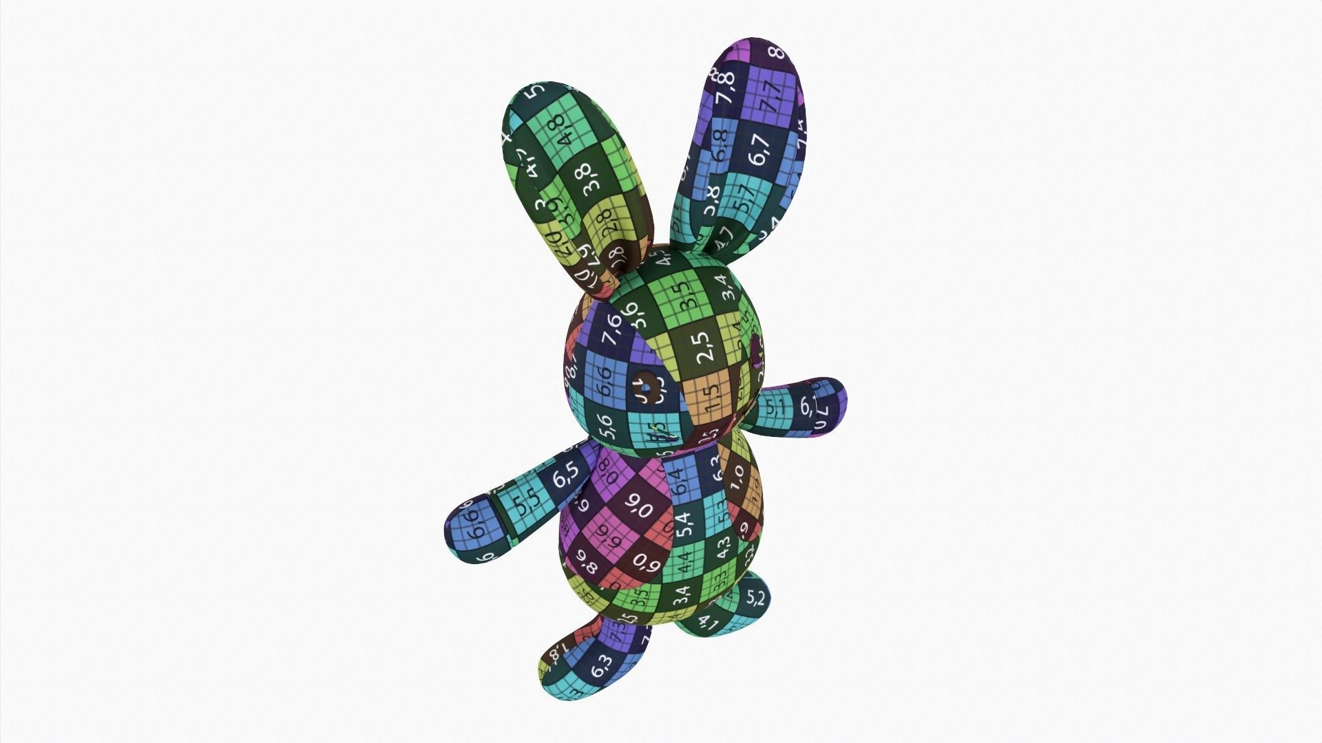 Toy bunny boy 3D model_14