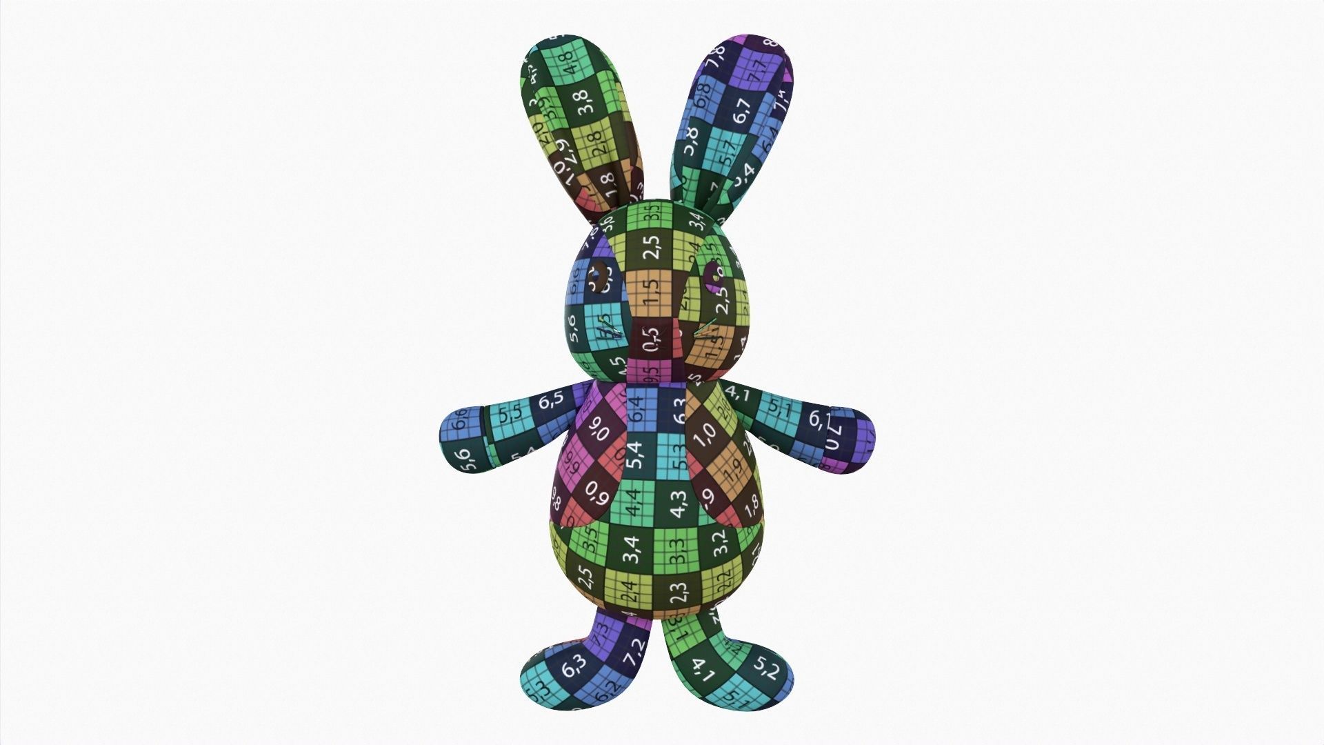 Toy bunny boy 3D model_10