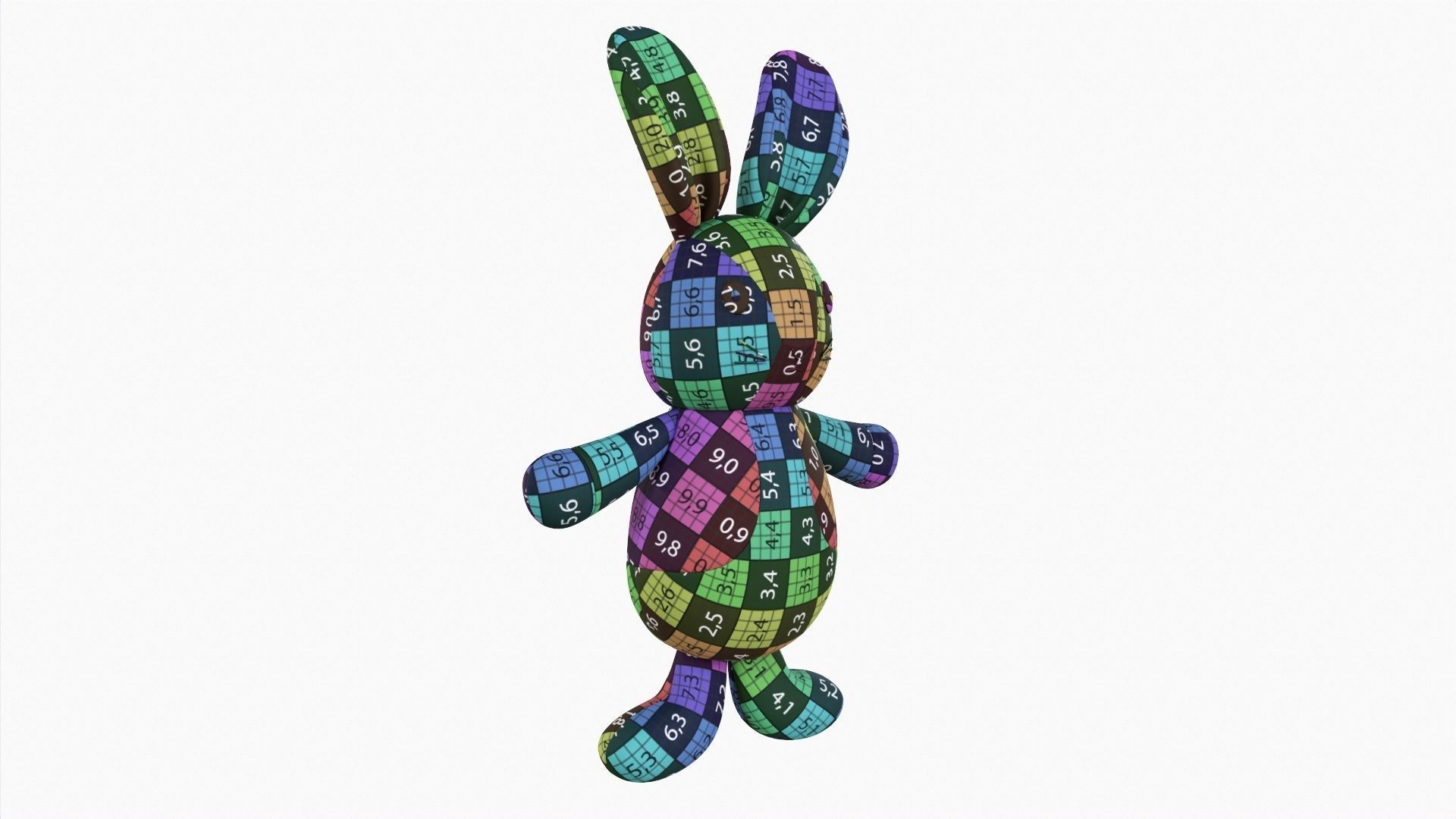 Toy bunny boy 3D model_11