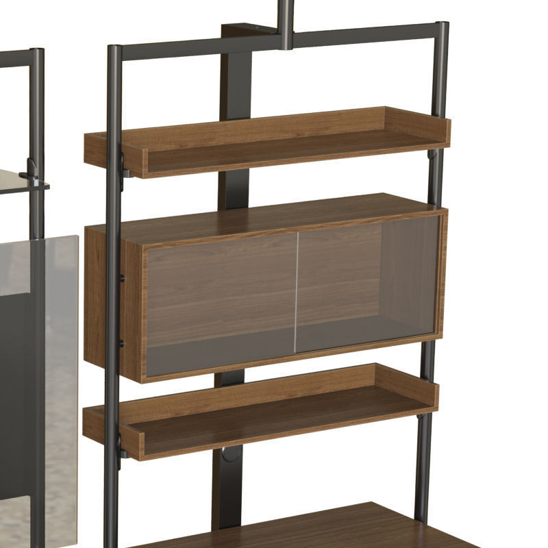 Ubiqua Modular Bookcase 3D model_2