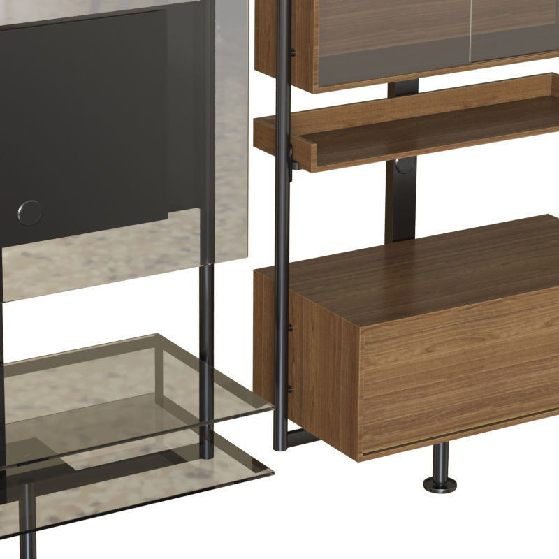 Ubiqua Modular Bookcase 3D model_3