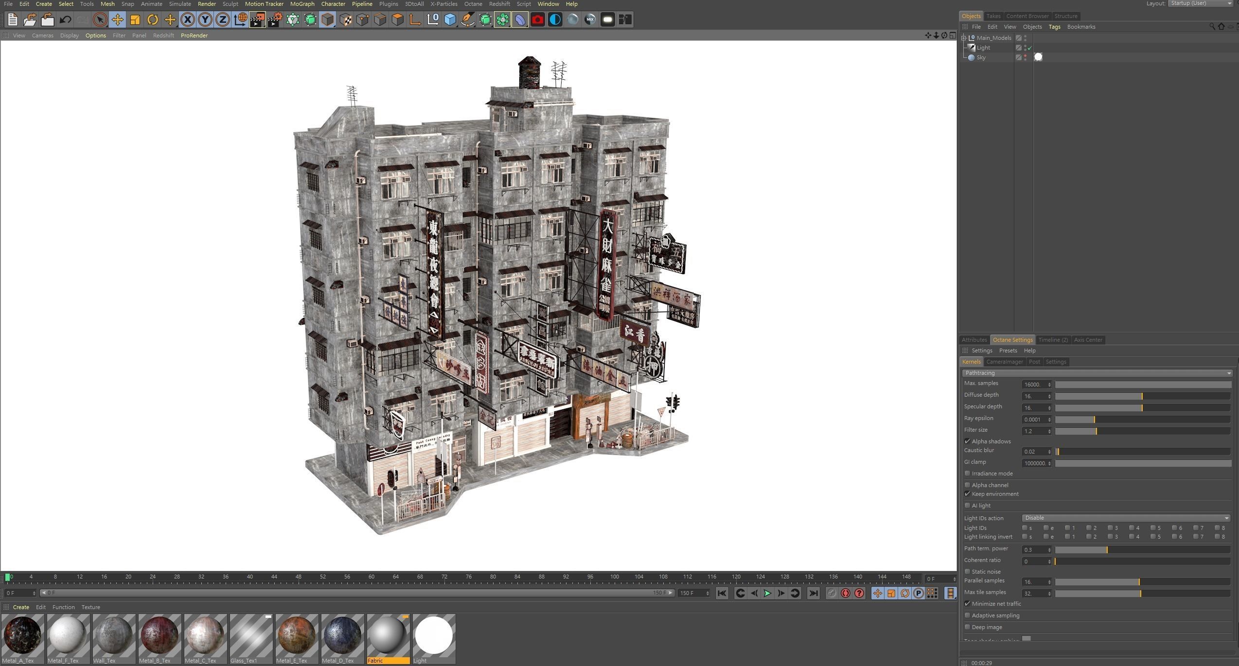 Hong Kong Street V2-1 3D model_17