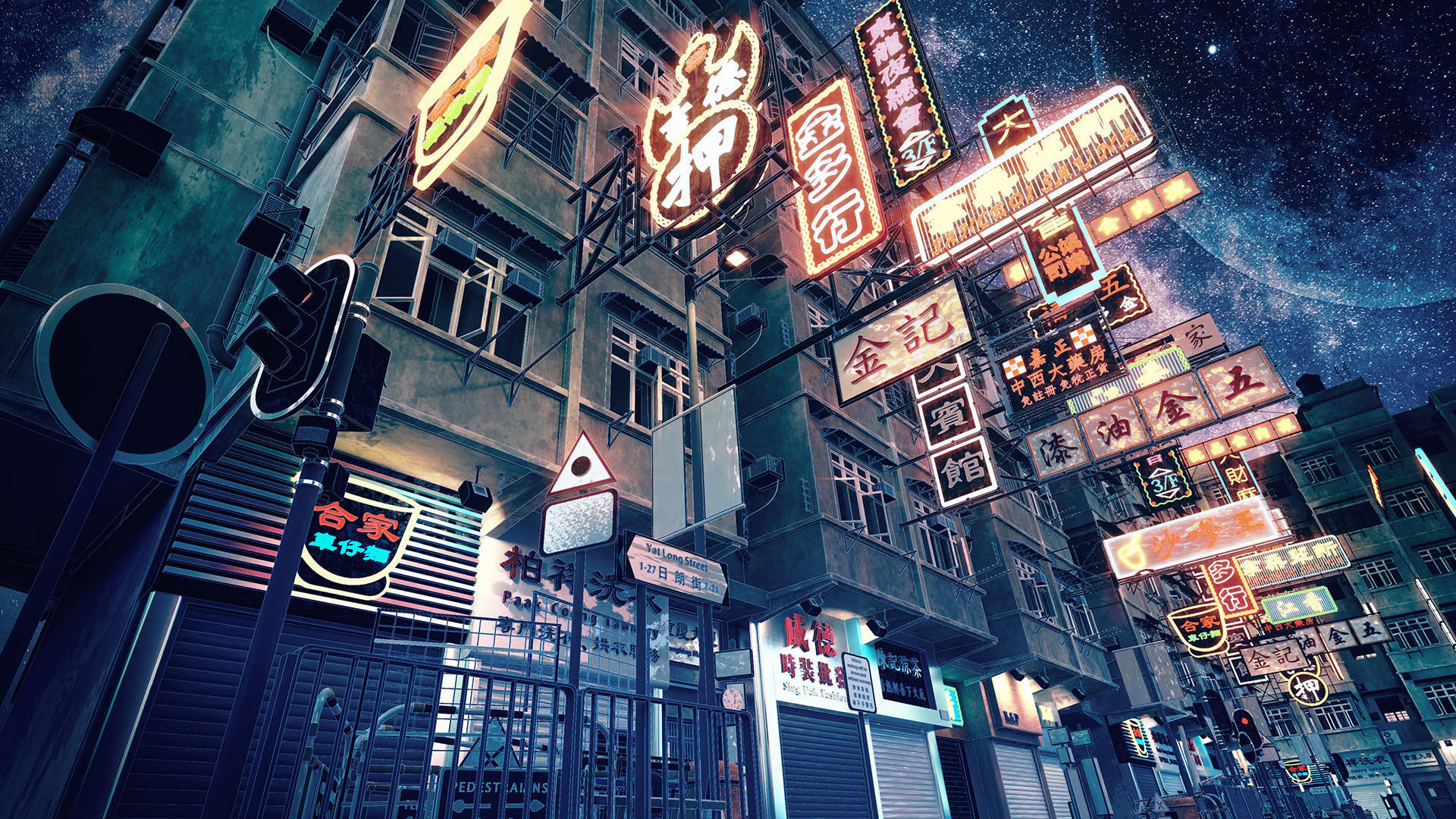 Hong Kong Street V2-1 3D model_1