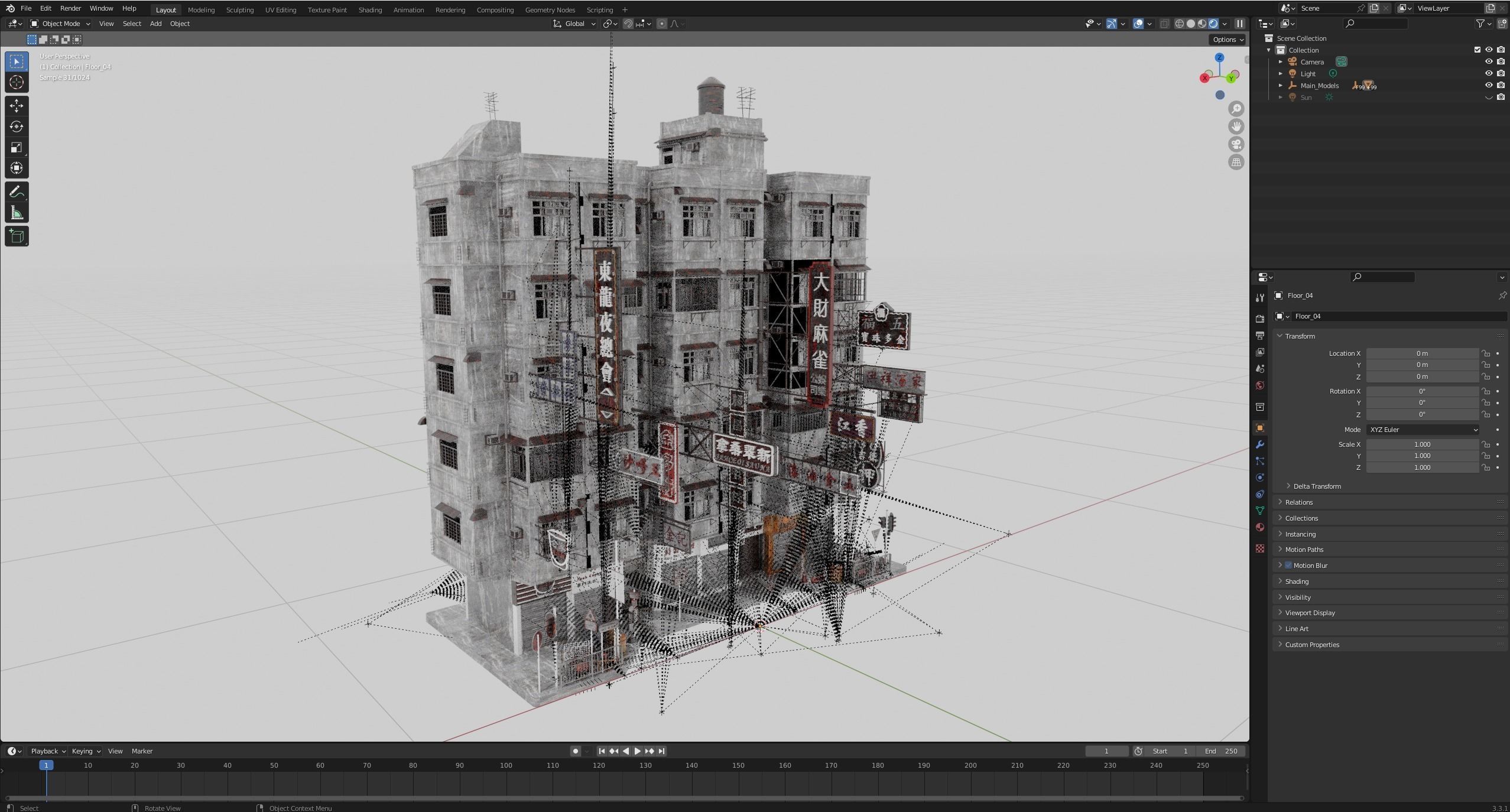 Hong Kong Street V2-1 3D model_16