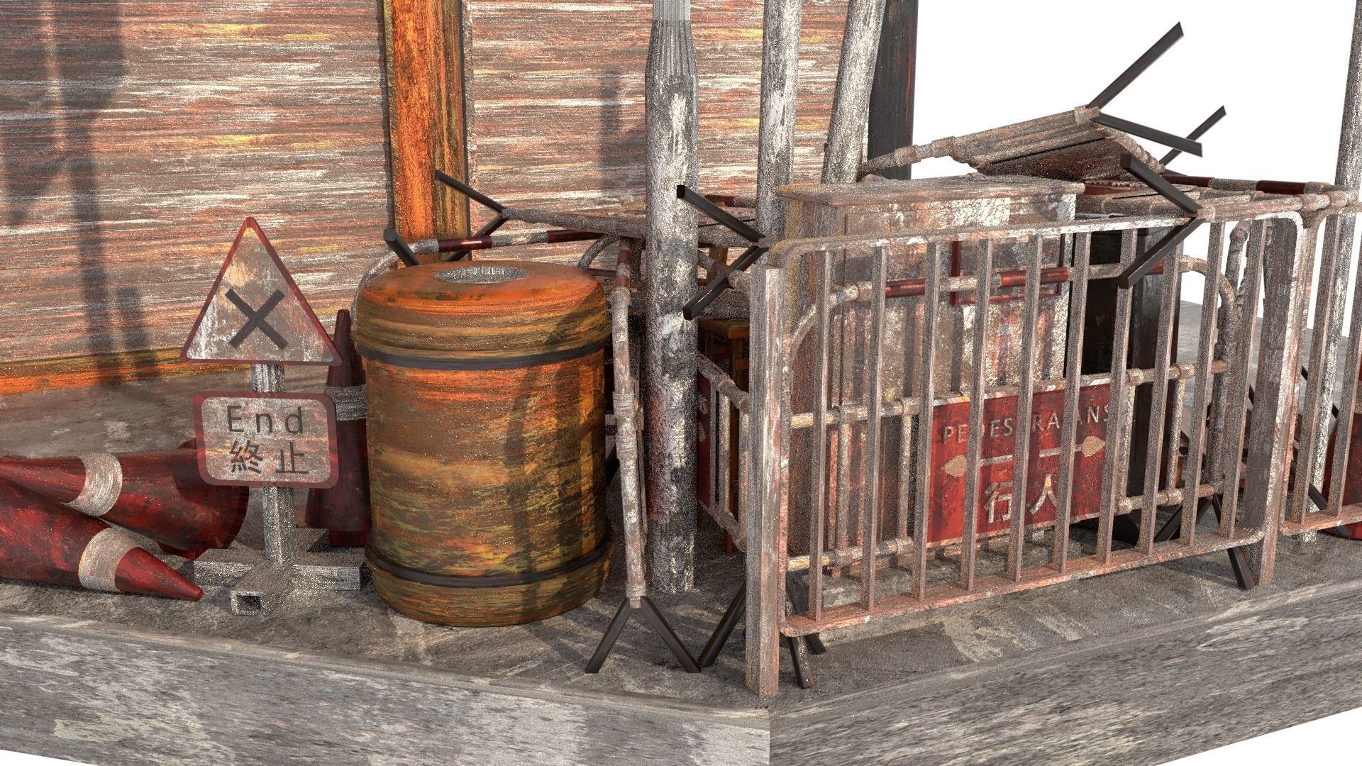 Hong Kong Street V2-1 3D model_13