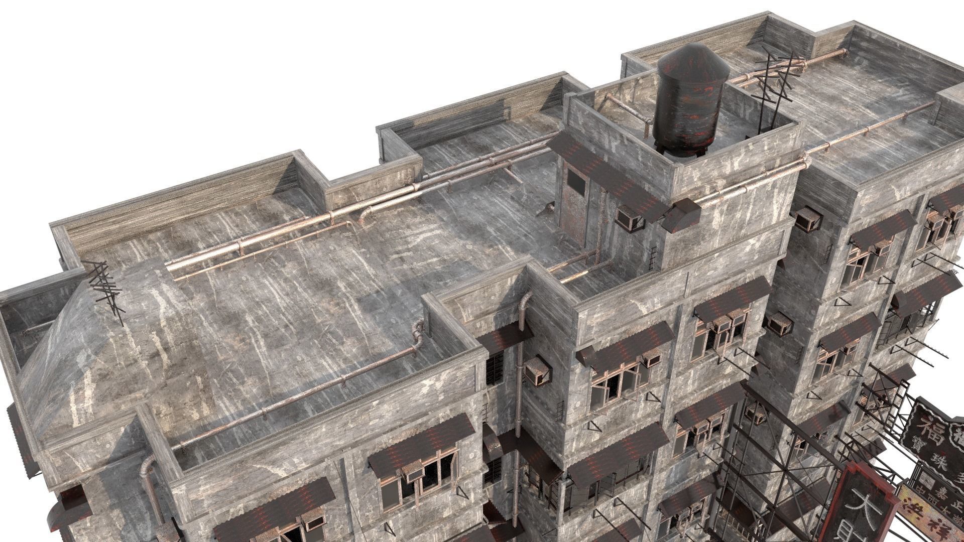 Hong Kong Street V2-1 3D model_14