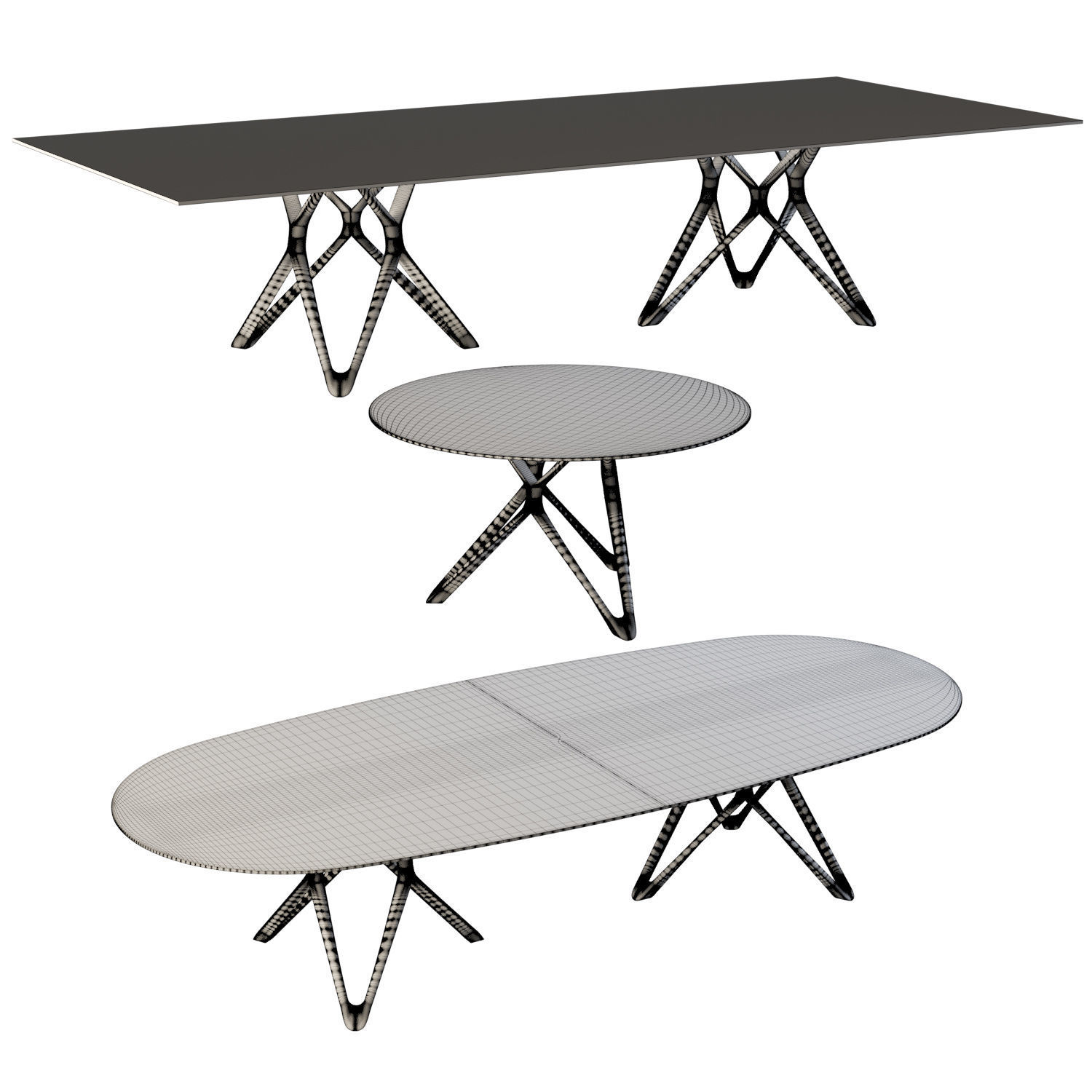Circe Dining Table 3D model_4
