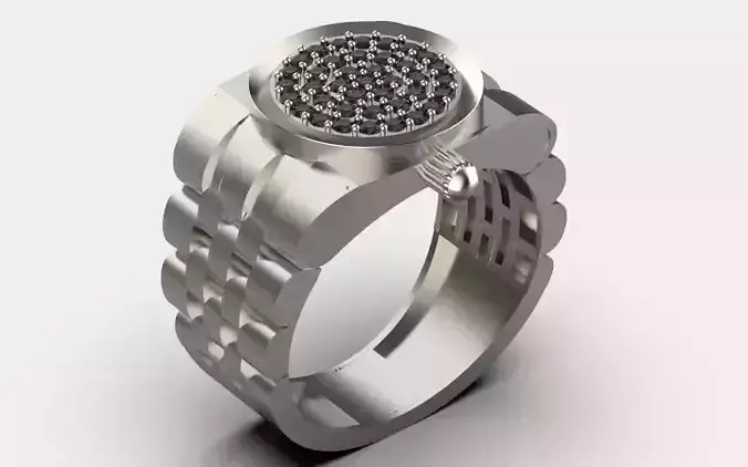 men ring  jewelry Gold  silver