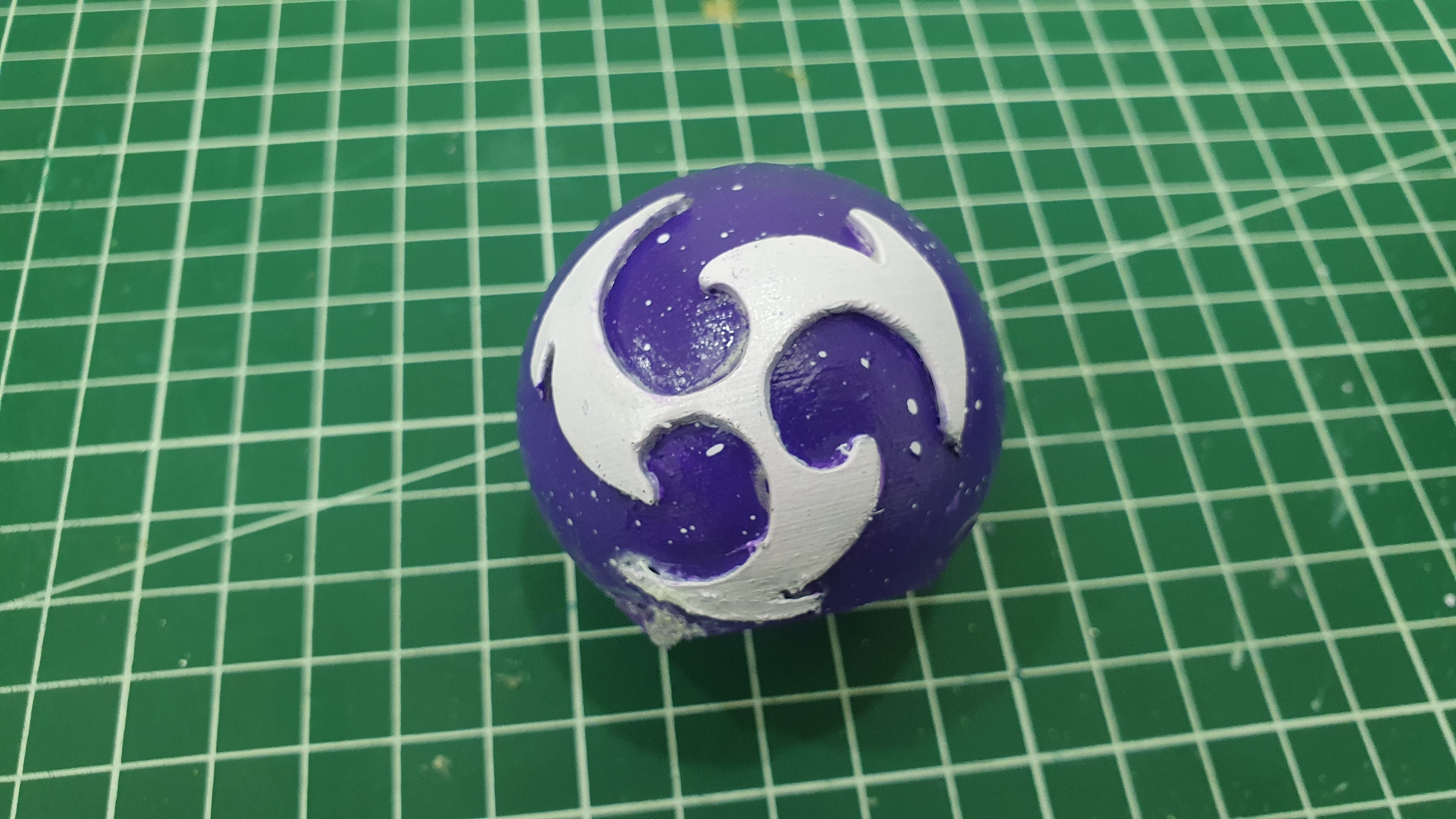 Electroculus Genshin Impact With LED Slots 3D Print Ready 3D print model_3