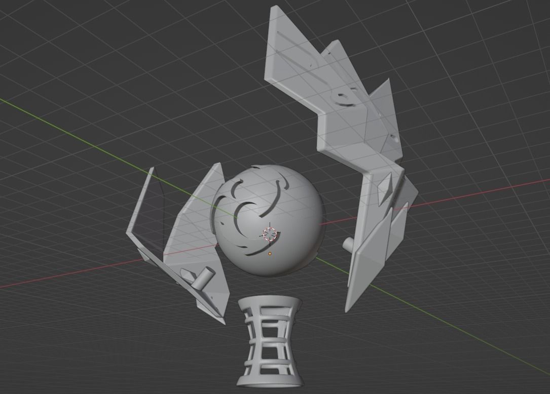 Electroculus Genshin Impact With LED Slots 3D Print Ready 3D print model_15