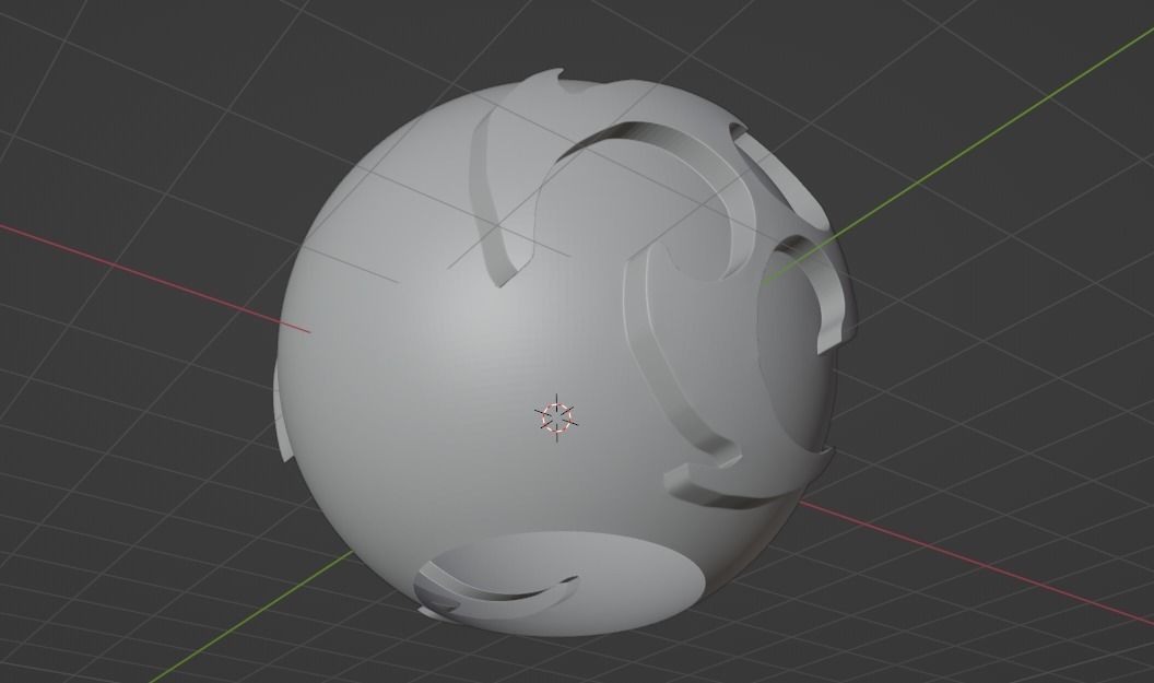 Electroculus Genshin Impact With LED Slots 3D Print Ready 3D print model_14