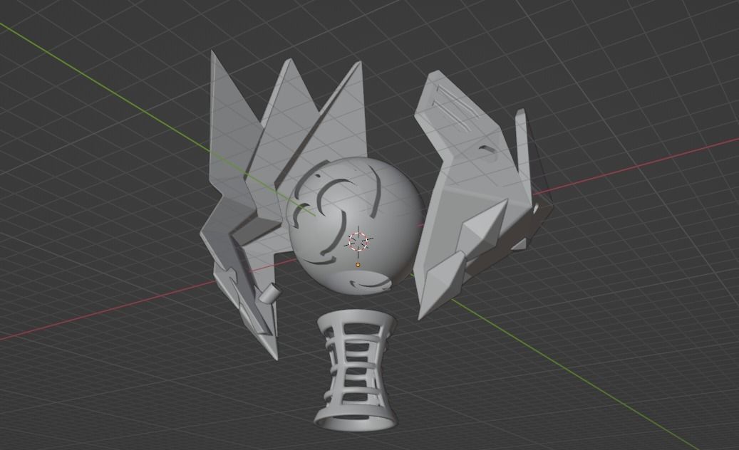 Electroculus Genshin Impact With LED Slots 3D Print Ready 3D print model_18
