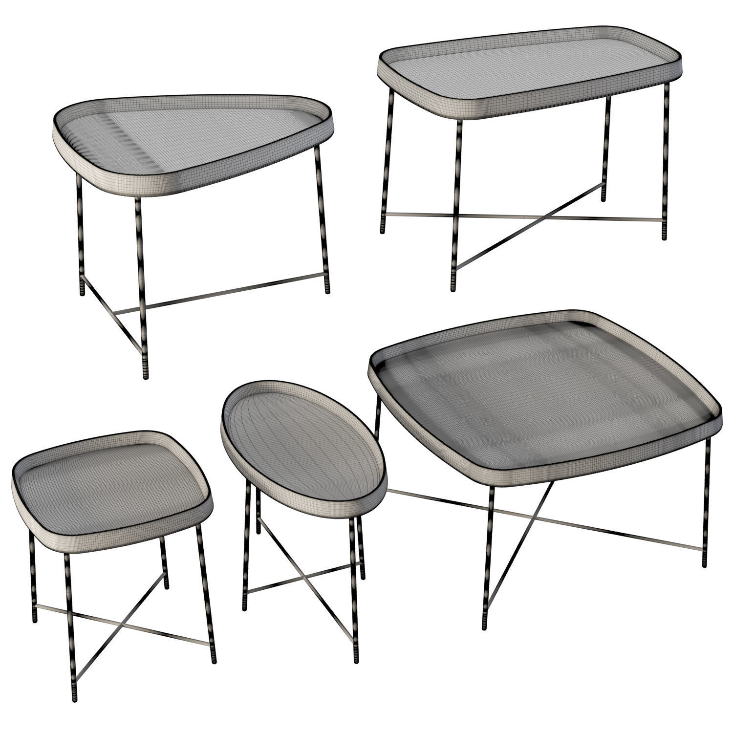 Fritz Side Table 3D model_4