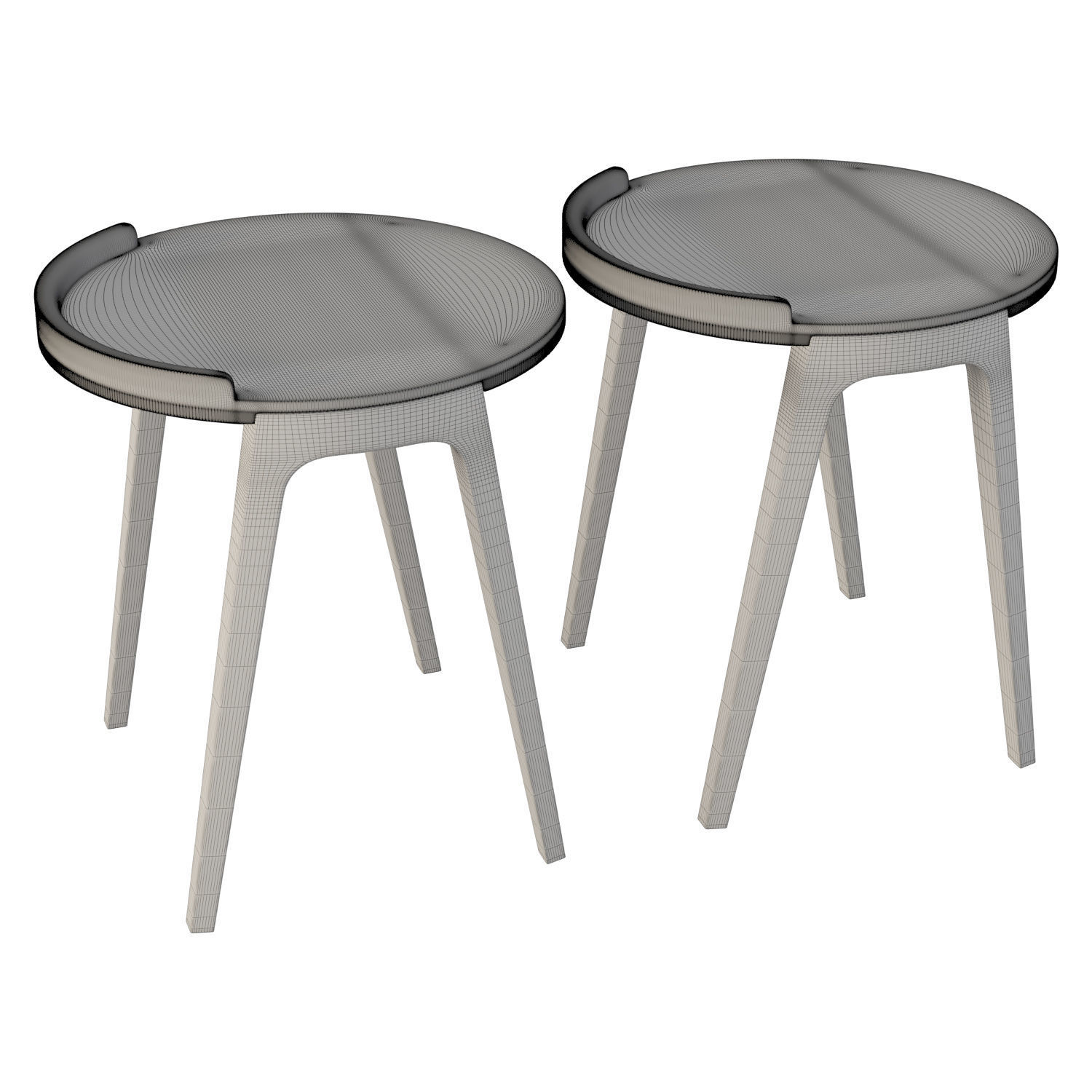 Deck Side Table 3D model_4