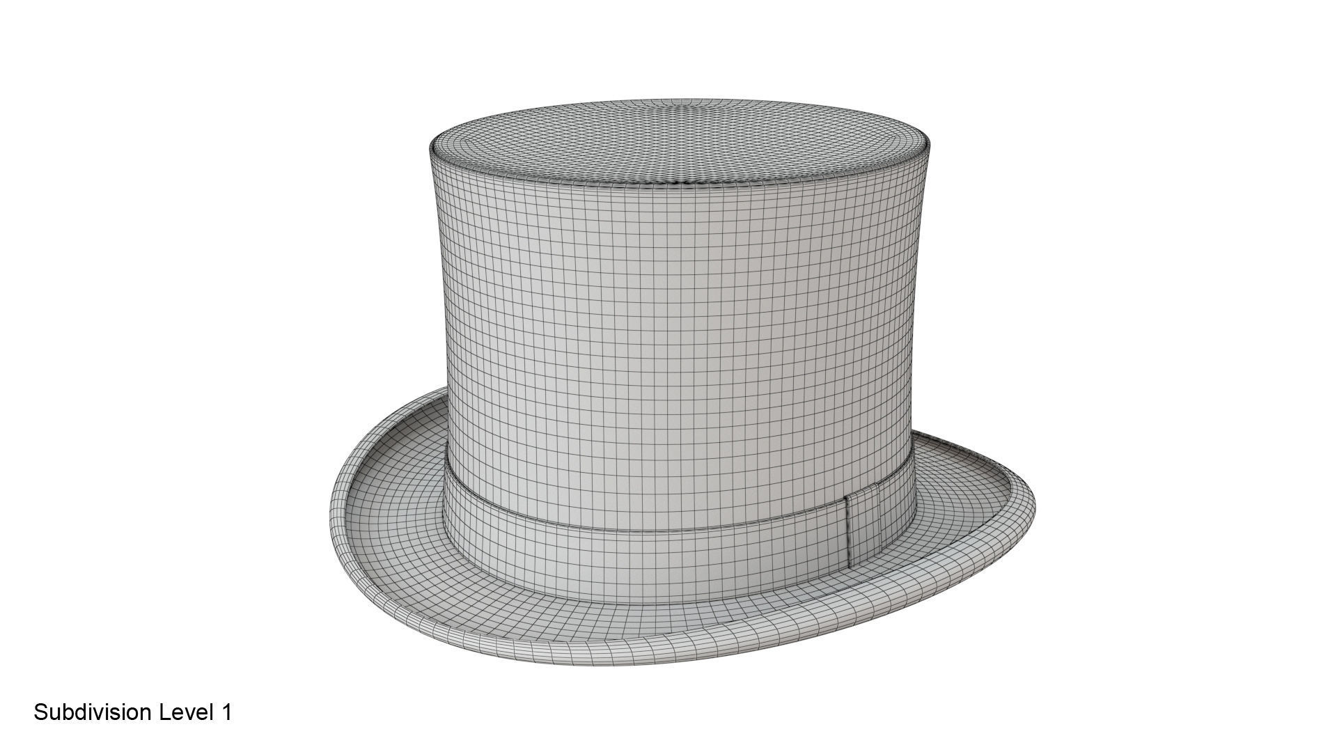 Top hat 3D model_22