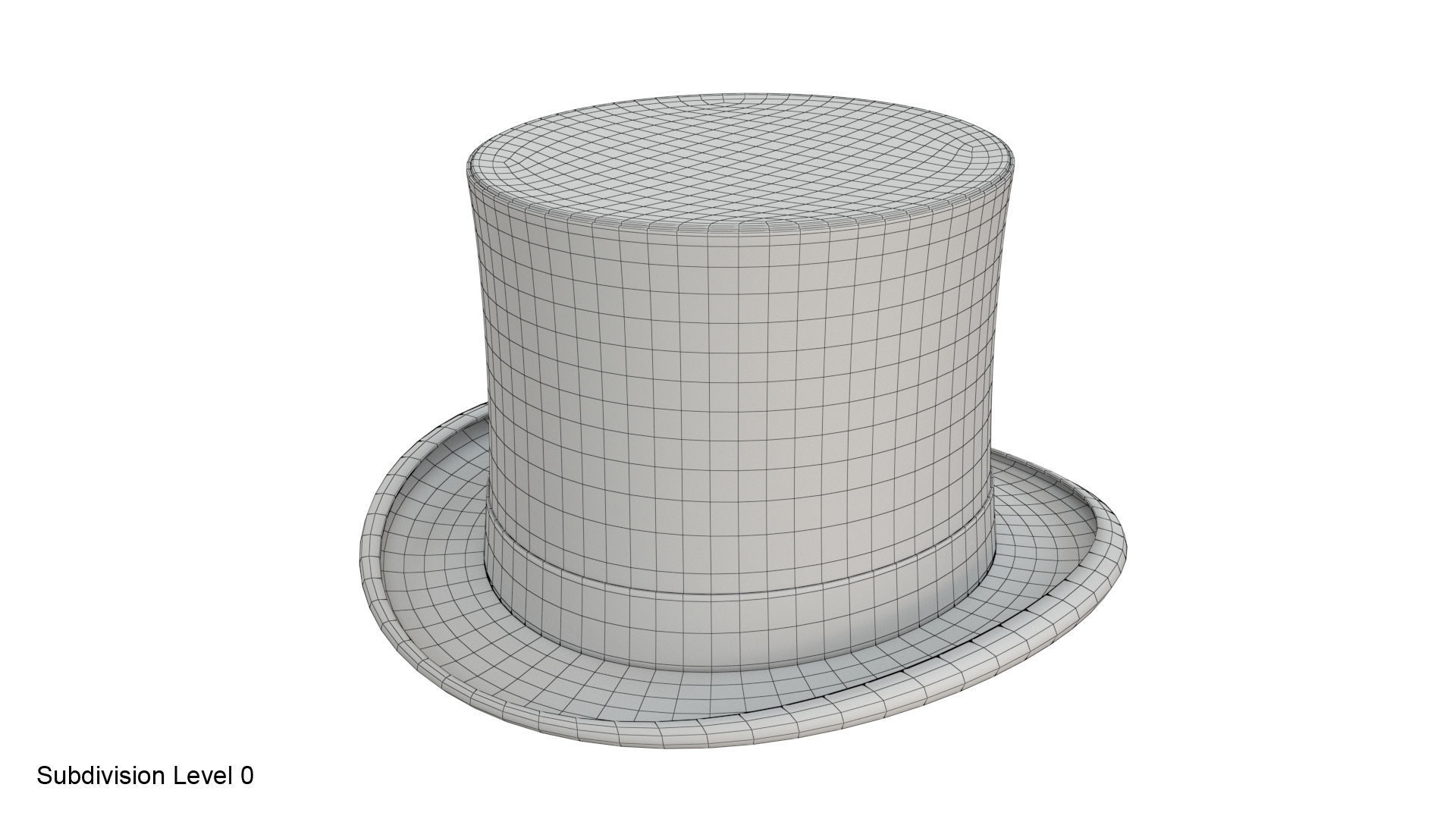 Top hat 3D model_14