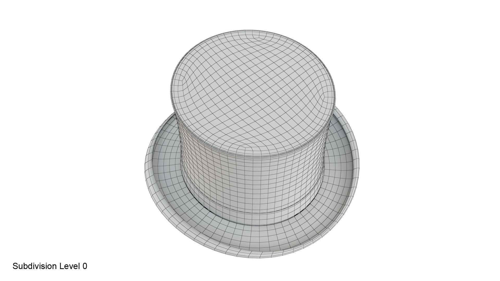 Top hat 3D model_15