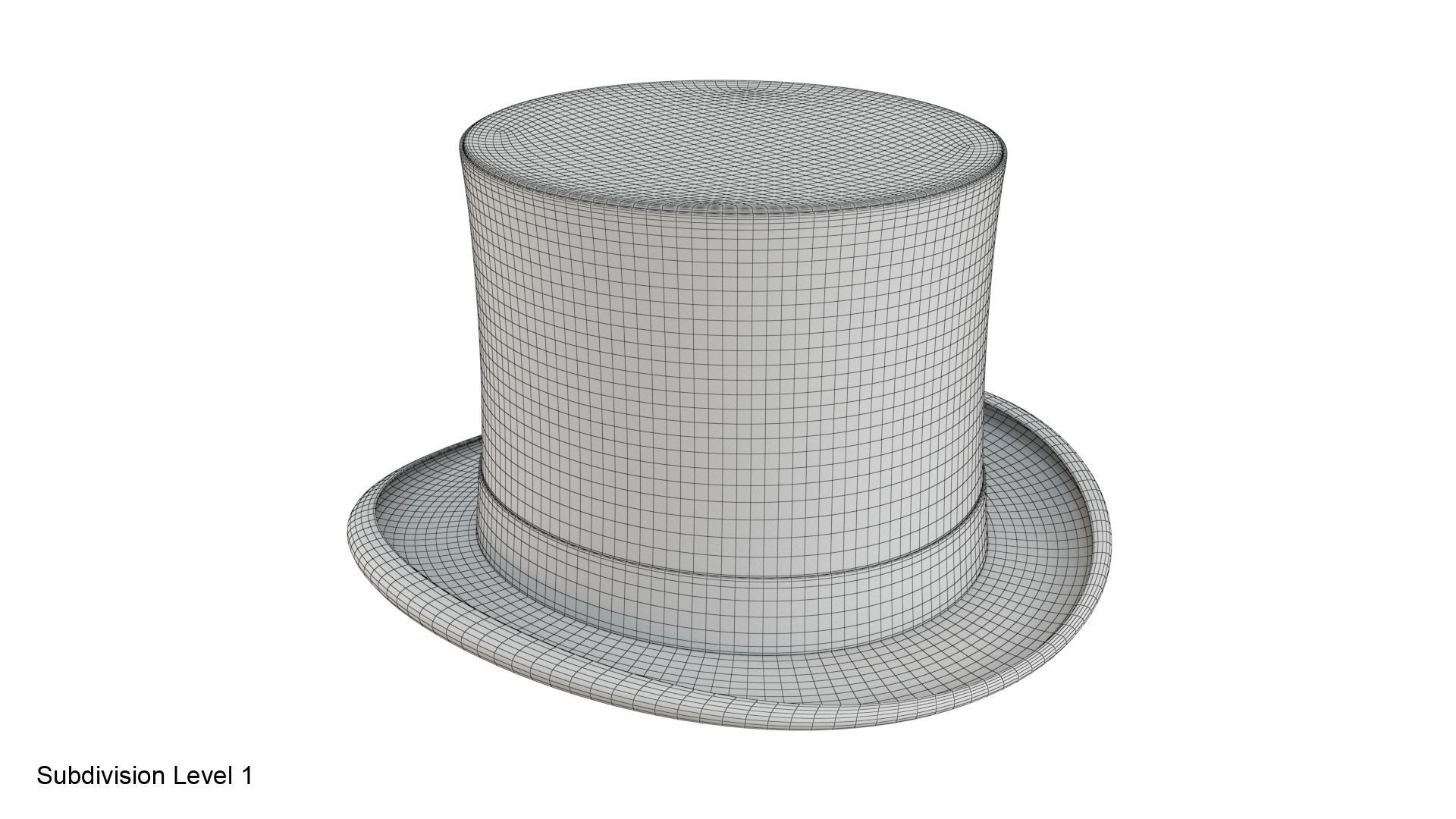 Top hat 3D model_21