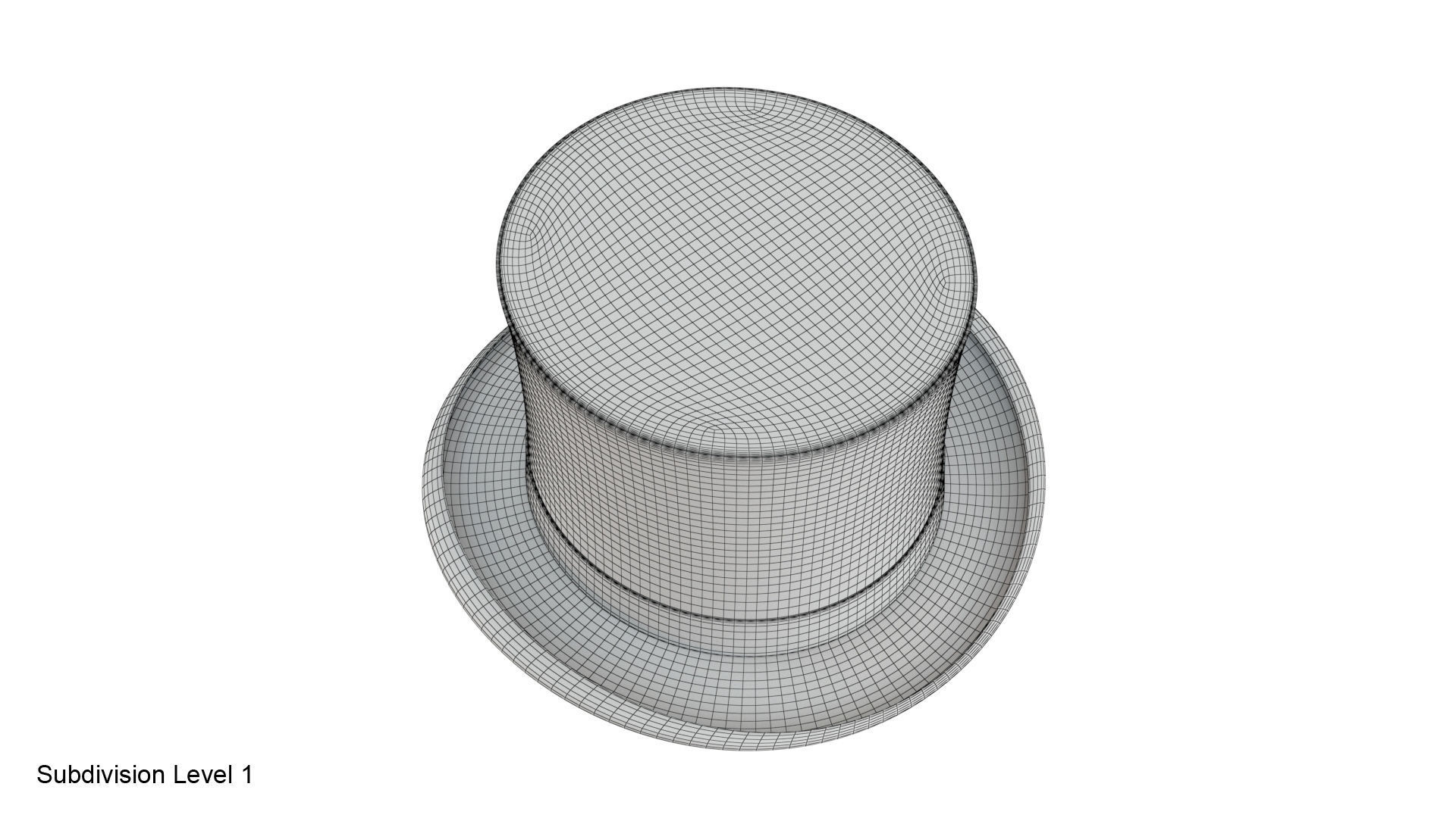 Top hat 3D model_24