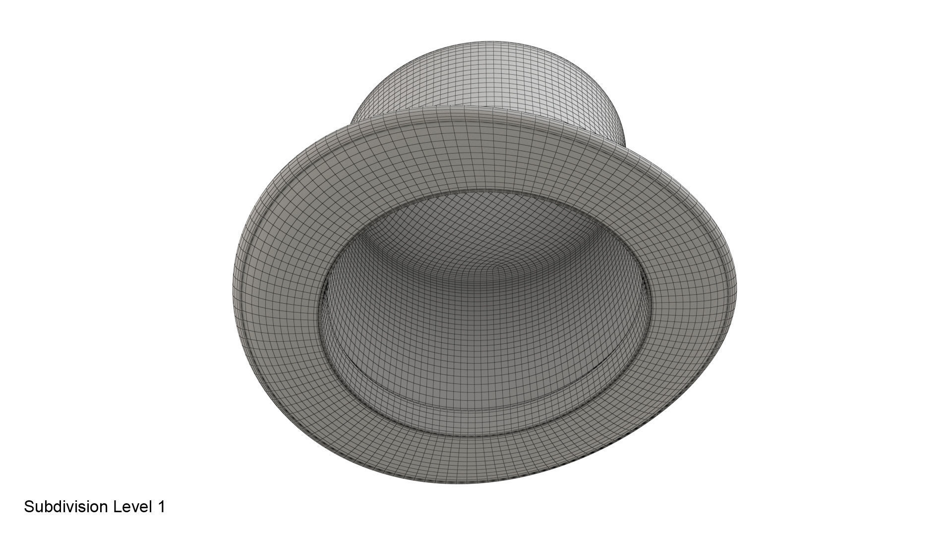 Top hat 3D model_25