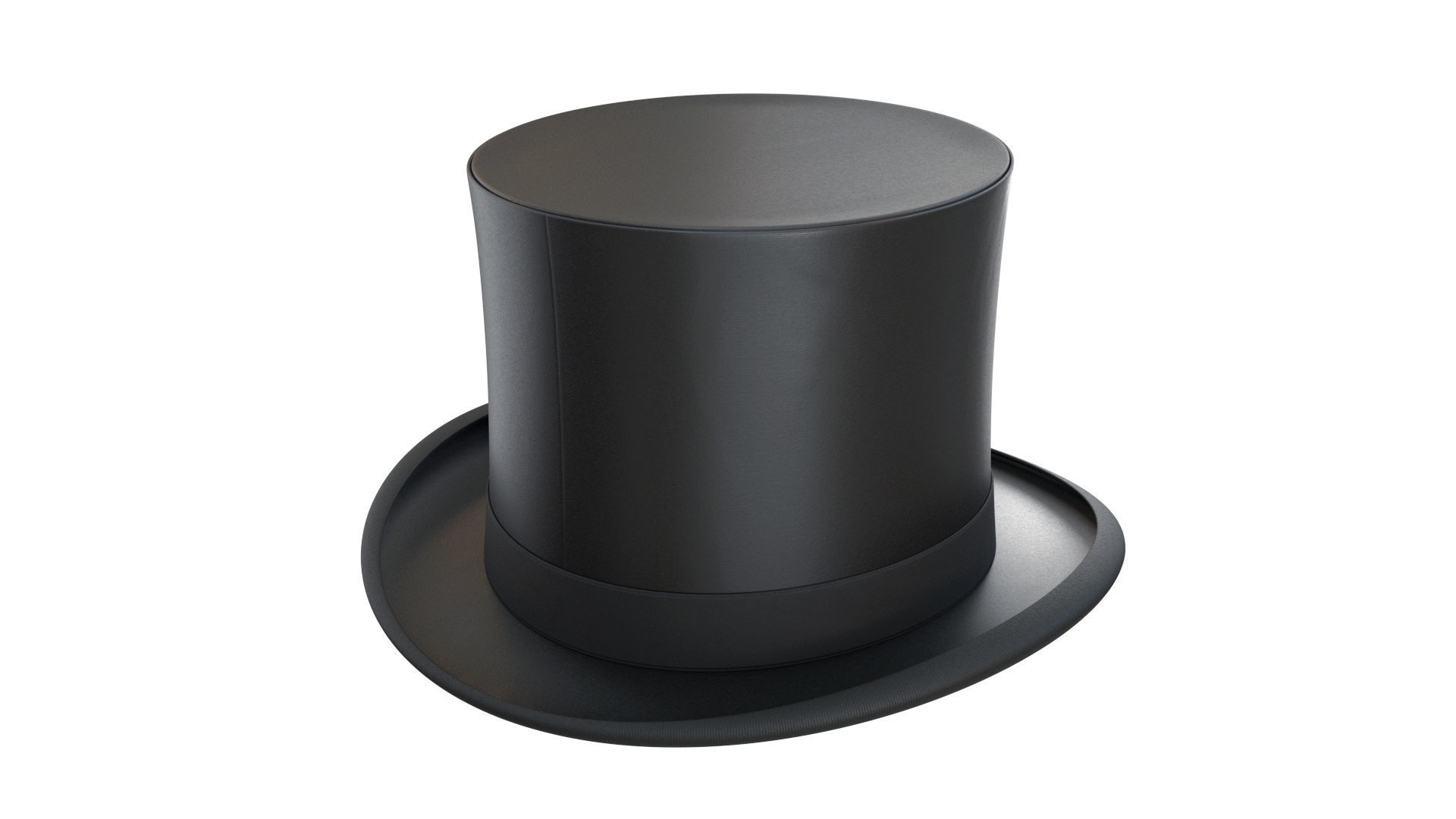 Top hat 3D model_4