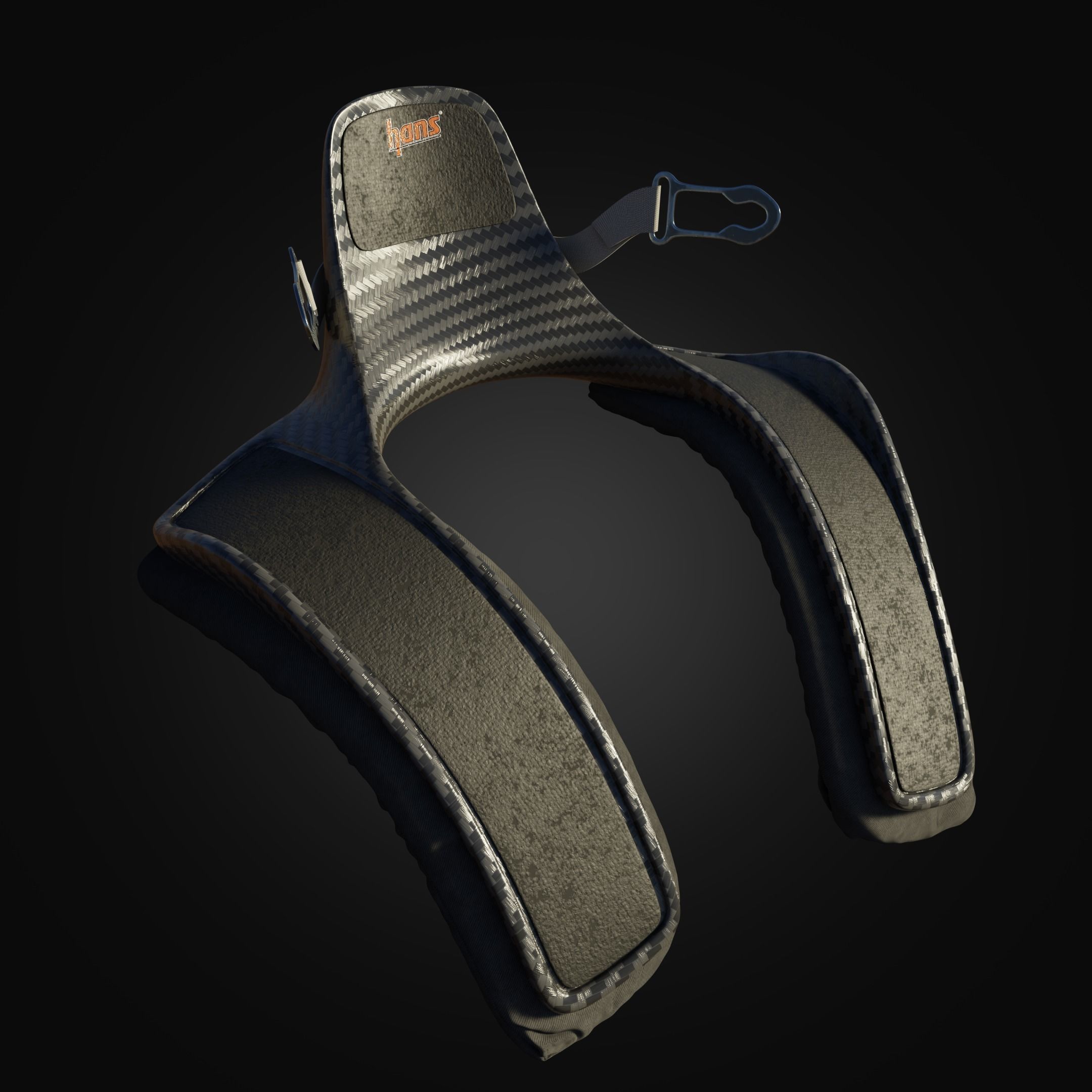 High Quality Race Driver Suit 3D model_10