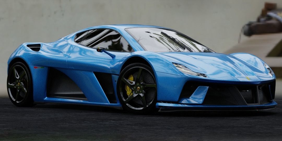 Ferrari 260GTB Concept Free 3D model_5