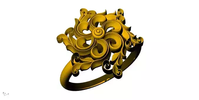 Womens Plain Ring 010