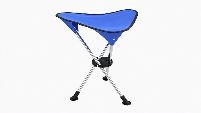 Camp folding chair 3D model