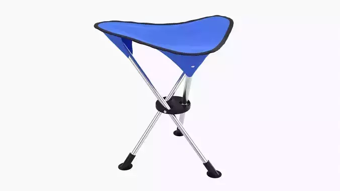 Camp folding chair 3D model