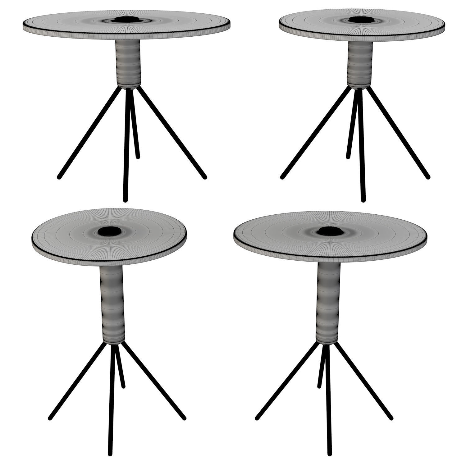 Jelly Side Table 3D model_4