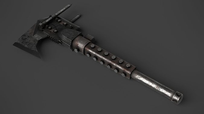 Modifiable Strike Weapon 19 Low-poly 3D model