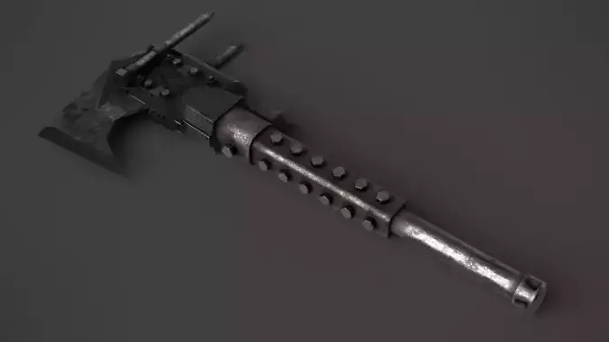 Modifiable Strike Weapon 19 Low-poly 3D model